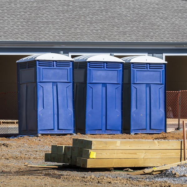 are there any restrictions on what items can be disposed of in the portable toilets in Wilton CT